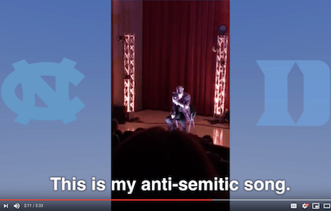UNC Duke Israel anti-Semitism